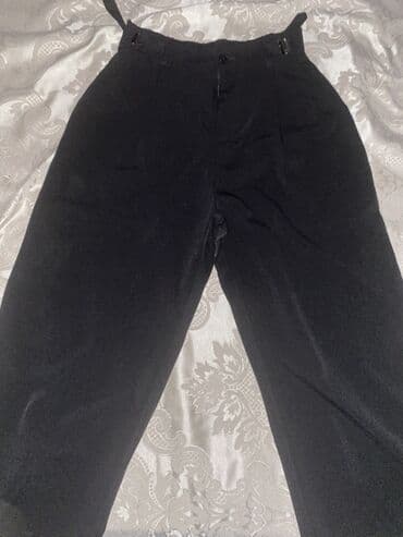 qaqa stili şalvar: TƏZƏDİR HECERƏ GİYİNMİYİB!!!! Qara geniş kəsimli kişi şalvarı - — 3