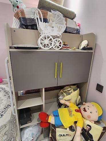 metbext mebili: Oğlan və qız üçün, Yeni, Çarpayı, Matras ilə — 4