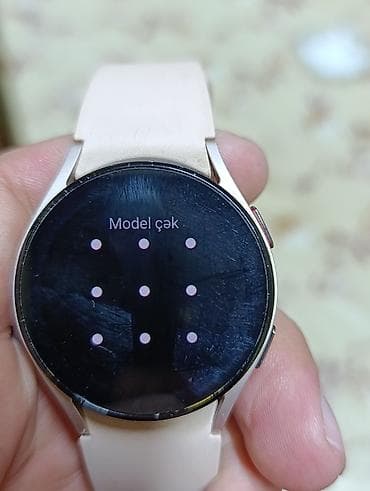 3 duymə koynək: İşlənmiş, Smart saat, Samsung, Аnti-lost, rəng - Bej — 8