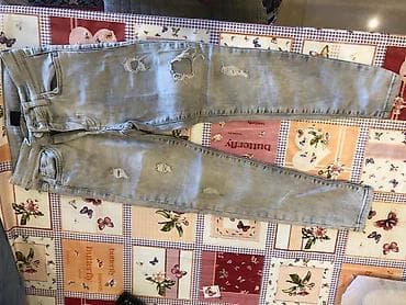 cins kombinzon: LC Waikiki uşaq cins şalvarı - Rəng: Açıq boz (washed effektli) - — 1