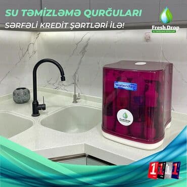 aquaphor su filtri: Fresh Drop Su filtrləri. * Tək şəxsiyyət vəsiqəsi ilə, * Hissə-hissə — 1