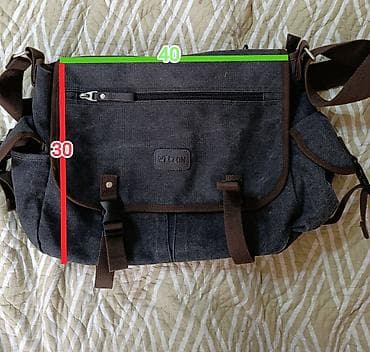 kompüter çantaları: Super vəziyyətdə gündəlik istifadə üçün çanta– tünd boz rəng, qəhvəyi — 5