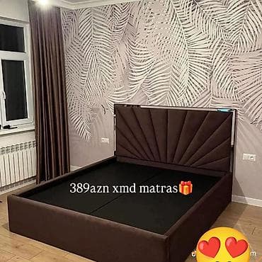 mingəcevir mebel: Yeni, İkinəfərlik çarpayı, Bazalı, Matrassız, Siyirməsiz — 1