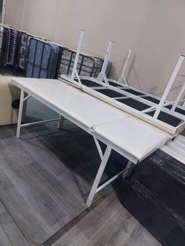 куханная мебель: Новый, Косметологическая кушетка, Нескладной, цвет - Белый — 4