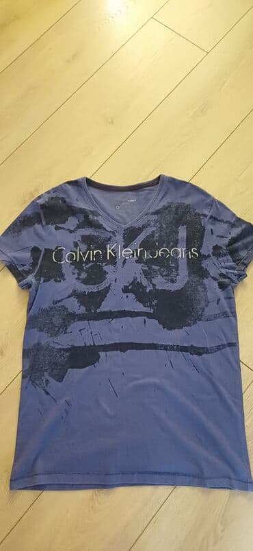 ВАЗ (ЛАДА): Мужская футболка, Calvin Klein, S, цвет - Синий — 2