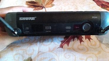 radiolar: Shure PGX4 simsiz mikrofon sistemi təqdim olunur. Dəstə şəkillərdə — 4