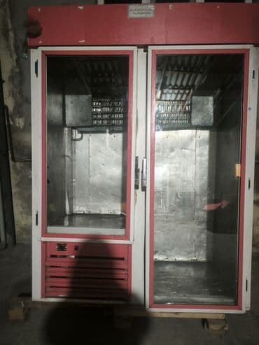 dondurma soyuducusu satılır tap az: İki qapılı vitrin soyuducu - Ön hissəsi şüşəli, içi işıqlandırmaya — 1