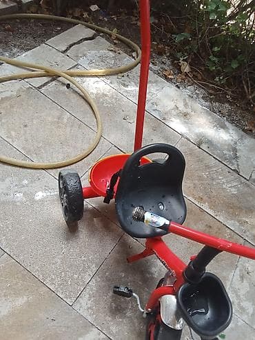 teker velosiped: Uşaq üçtəkərli velosipedi – BaoRun - Rəng: qırmızı-qara - 3 təkərli — 4
