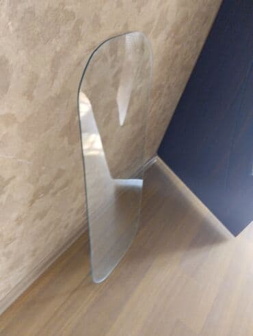 işlenmiş mebiler: Temper şüşə.
Ölçü: 90 x 32 sm.
Qalınlıq: 4 mm — 2