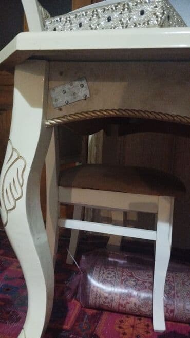 купить круглый стол в баку: Qonaq masası, İşlənmiş, Açılan, Dördbucaq masa — 3