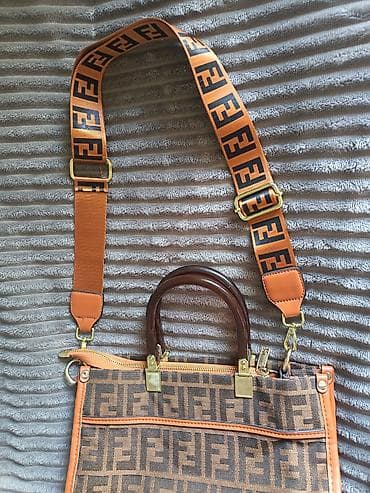 Skanerlər: Original FENDİ Brendının Gözəl keyfiyyətli rahat davamlı çanta, ideal — 4