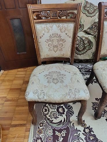 stul uzləri: Qonaq otağı üçün, İşlənmiş, Qatlanmayan, Stul — 4