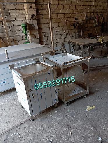 nerj qab: Peşəkar qab yumaq üçün paslanmayan poladdan moykalar Tətbiq sahəsi: - — 6