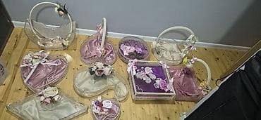 xonça kirayəsi: Xonça və nişan dəstləri - Şəffaf akril/karton əsaslı, kənarları bəzək — 3