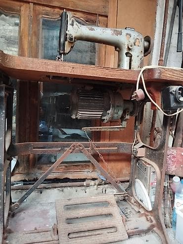 Охота и рыбалка: Köhnə tip ayaq pedallı tikiş maşını – stolüstü komplekt — 5