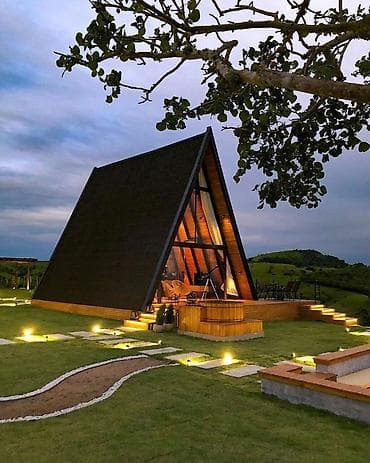 Digər tikinti xidmətləri: A-Frame layihəsi tikintisi müxtəlif konstruksiya variantları üzrə icra — 2