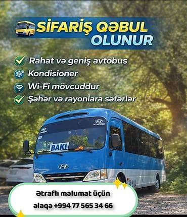 Mikroavtobus, Bakı - 30 Oturacaq
