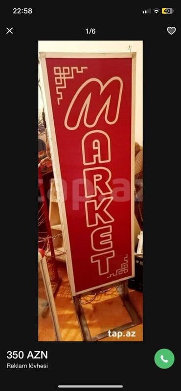 Işıqlı market reklamı