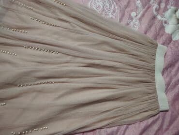 midi məxmər ətəklər: Tul etek,beli rezin,az geyilib ucuz satılır — 2