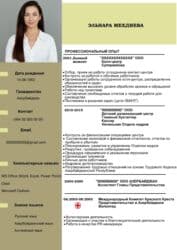 документы для визы в испанию: Xidmət: Peşəkar CV hazırlanması - Azərbaycan, rus və ingilis — 3