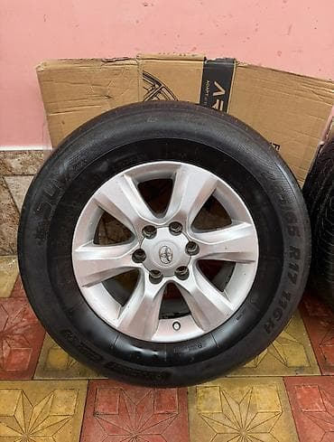 disk ve tekerler type 1: İşlənmiş Disk təkər Toyota 265 / 65 / R 17, 6 Boltlu — 2