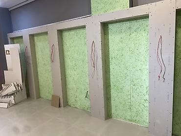 Plitə işləri: Alçıpan və kafel-metlax ustalığı Xidmətlər: - Alçıpanla arakəsmə — 5