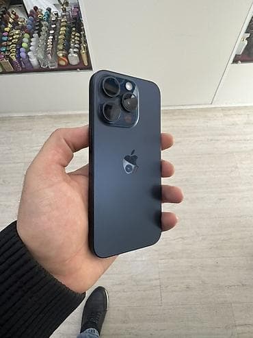 6s iphone plus: IPhone 15 Pro, 128 GB, Blue Titanium, Face ID — 1