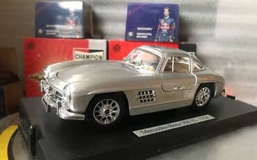 metbex tavan modelleri: Коллекционная модель Mercedes-Benz 300SL Coupe W198 Silver 1954 — 7