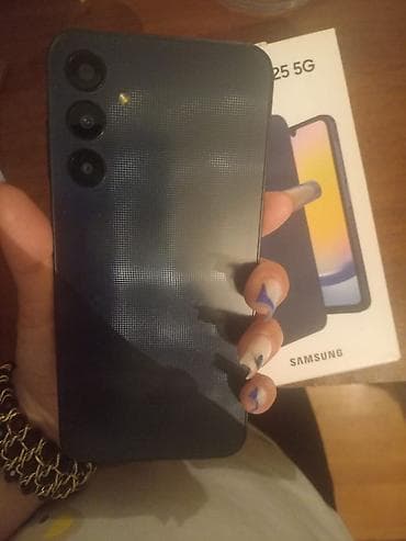 samsung notebook: Samsung Galaxy A25, 128 GB, rəng - Qara, İki sim kartlı — 5