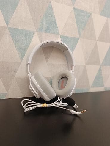JBL quantum 100M2 simli oyun qulaqlığı – ağ rəng - Over-ear dizayn
