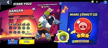 Brawl Stars hesabı satılır - Kupa: 51 401 Mars Şöhrəti III