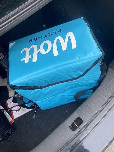 Холодильное оборудование: Wolt Partner termo çatdırılma çantası - Rəng: açıq mavi, Wolt Partner — 4