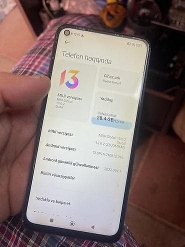 iphone 6 plus satilir: Redmi 9, 128 GB, rəng - Boz, Barmaq izi — 7