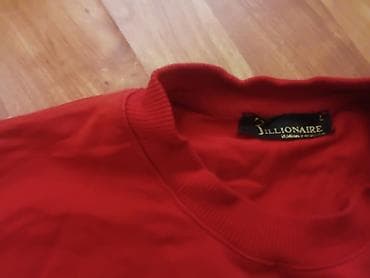 kisi kurtkalari: Qırmızı “Billionaire” sweatshirt — 4