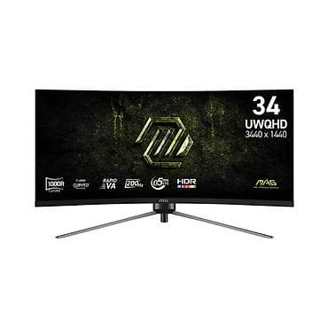 adapt: MSI MAG 345CQRF E20 34" əyri gaming monitor — ultrawide formatda — 1