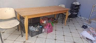 Qonaq masası, Açılmayan, Taxta, Dördbucaq masa