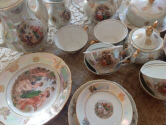 kahla gdr: Çay dəsti — 3