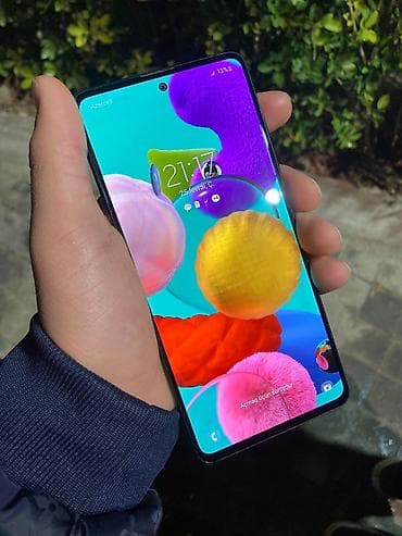 samsung note 10 plus ikinci el: Samsung Galaxy A51, 64 GB, rəng - Mavi — 3