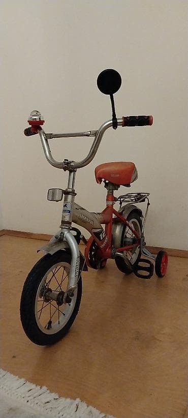 velosiped nomreleri: İşlənmiş Dörd təkərli Uşaq velosipedi 12", Ünvandan götürmə — 2