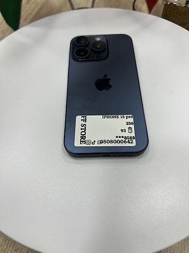 IPhone 15 Pro, 256 GB, Blue Titanium, Simsiz şarj lalafo.az -da IPhone 15 Pro, 256 GB, Blue Titanium, Simsiz şarj
