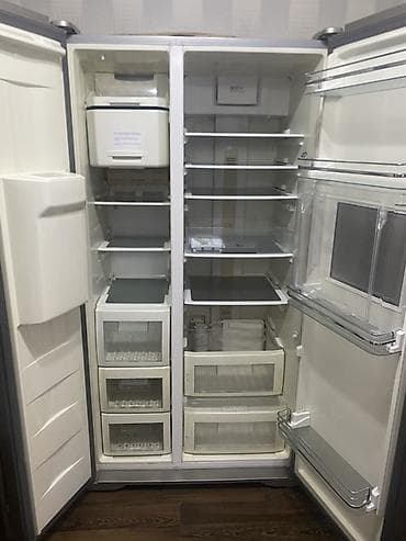 2 qapılı Soyuducu Satılır, rəng - Gümüşü, Dispenserli — 2