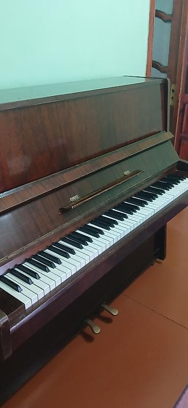 Musiqi alətləri: Upright pianino – klassik ağ-qara klaviatura, 88 klaviş, 2 pedal — 4