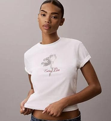 Calvin Klein orijinal T-shirt Yenidir Etiketi üzərində 🔖 Ölçü: M