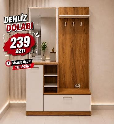 Dehliz dolabı – funksional və estetik dizayn - Qiymət: 239 AZN