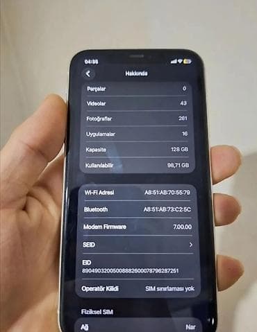 iphone 6 platası: IPhone 11, 128 GB, Ağ, Face ID — 4