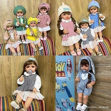 qala oyuncaq dəsti: Canlilardan secilmiyen bebe agliyir gulur xorulduyur 70 m — 7