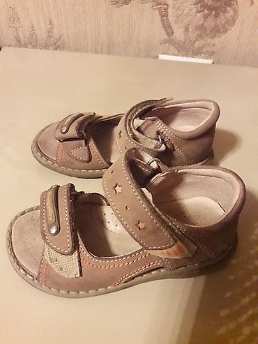 Детская обувь: Цвет - Коричневый Босоножки, Размер: 23, Для мальчиков — 3