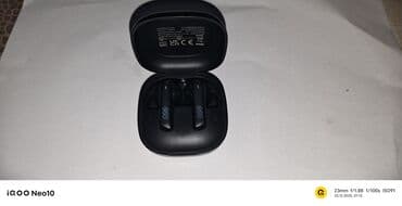 Minidisk və disk pleyerlər: İşlənmiş Simsiz (Bluetooth) Qulaqcıqlar, QCY, rəng - Qara — 1