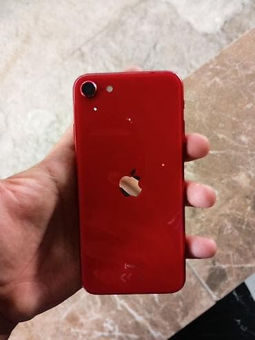 ip 12 pro: IPhone SE 2020, Qırmızı, Simsiz şarj — 1