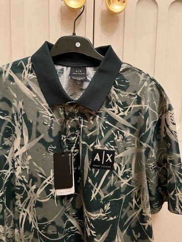 kişi köynəkləri: Polo köynək, Armani Exchange, L, rəng - Yaşıl — 4